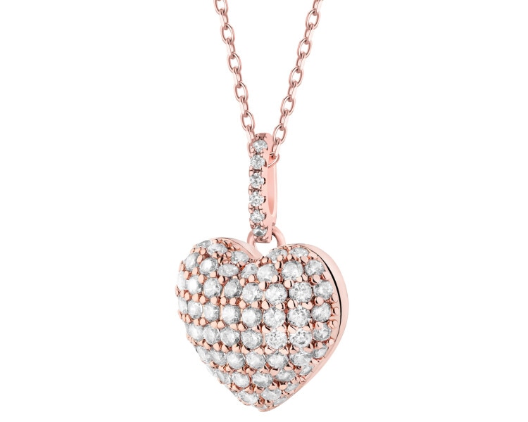 Gold-Plated Brass Necklace with Cubic Zirconia