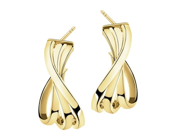 9 K Yellow Gold Dangling Earring 