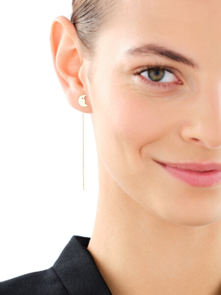 Złote kolczyki - Księżyce