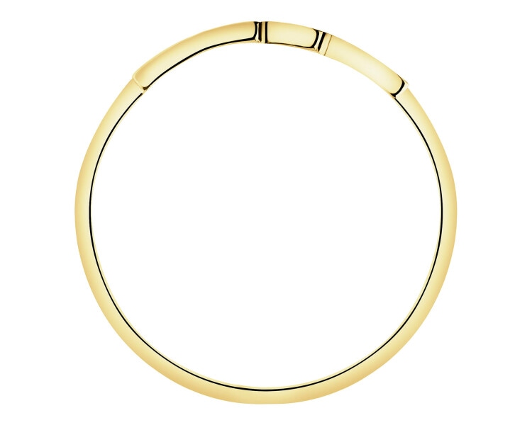 14 K Yellow Gold Ring with Cubic Zirconia