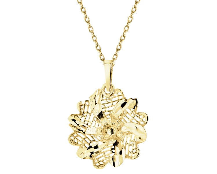 9 K Yellow Gold Pendant 