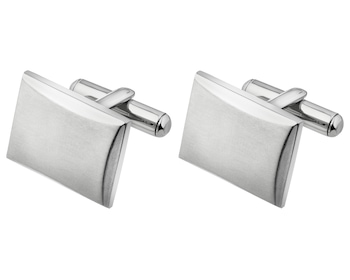 Spinki do mankietów ze stali szlachetnej