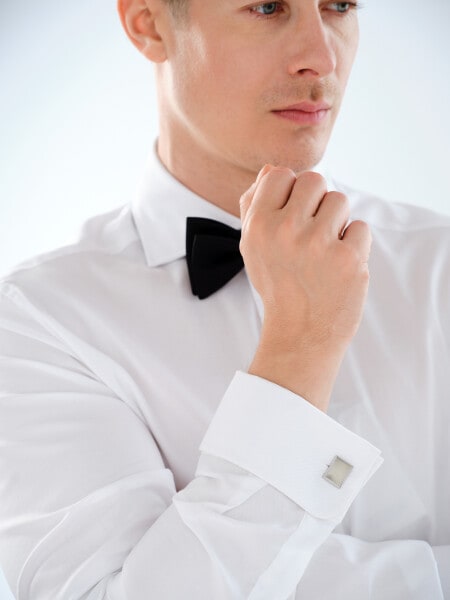 Spinki do mankietów ze stali szlachetnej