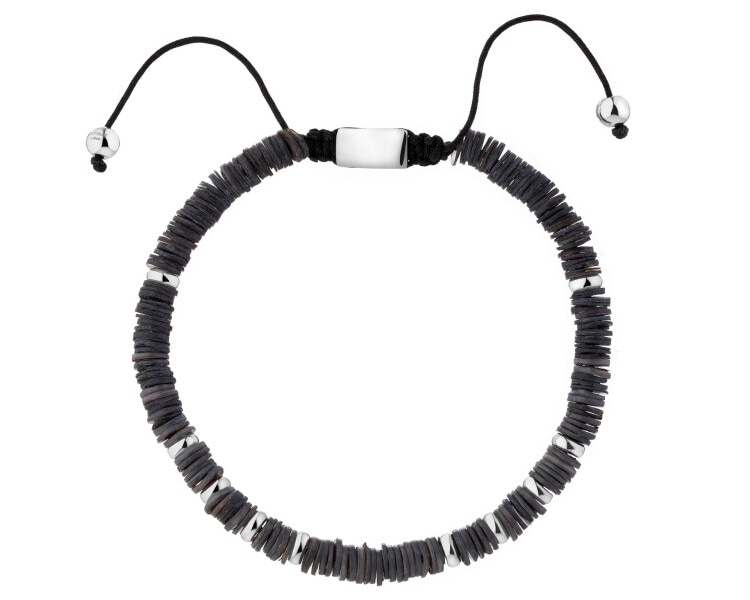 Stainless Steel Bracelet with Shell