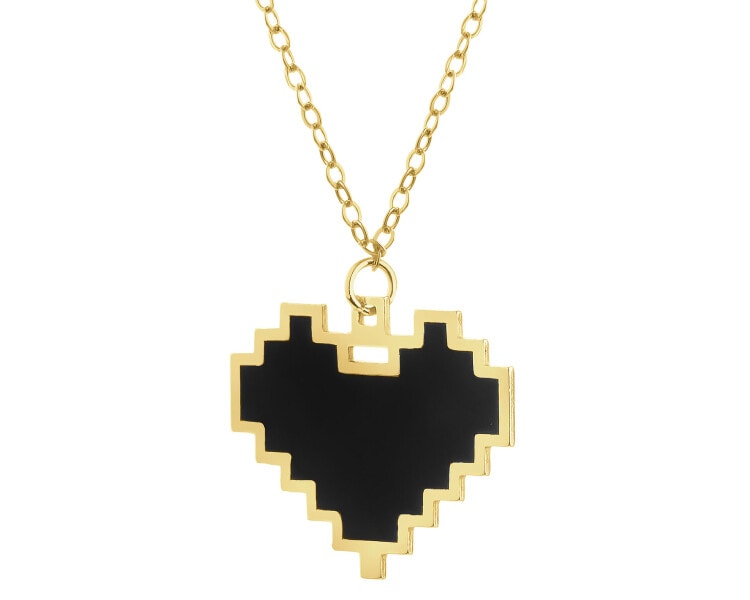 9 K Yellow Gold Necklace 