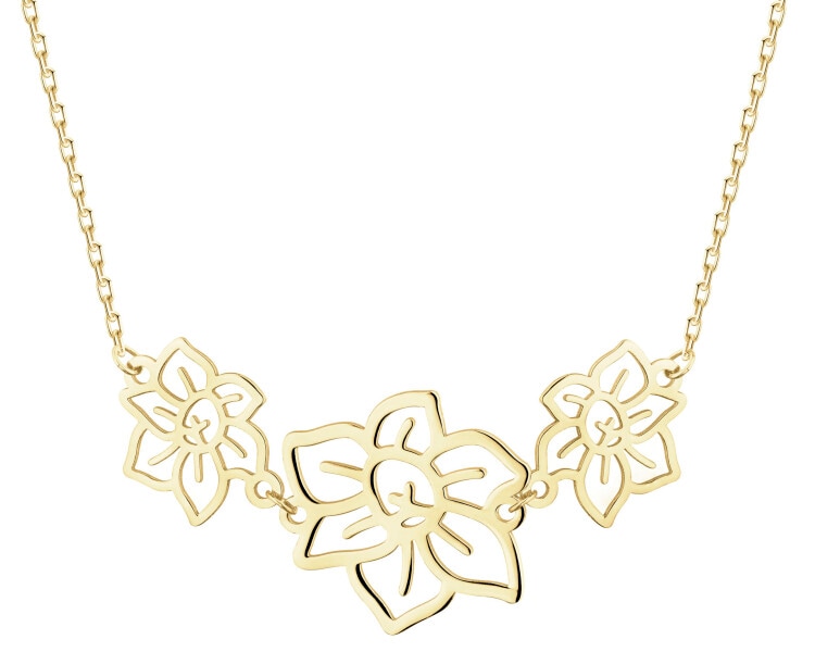 Gold-Plated Silver Necklace 