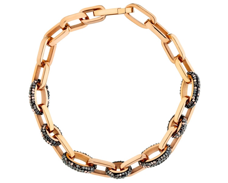 Stainless Steel Bracelet with Marcasite