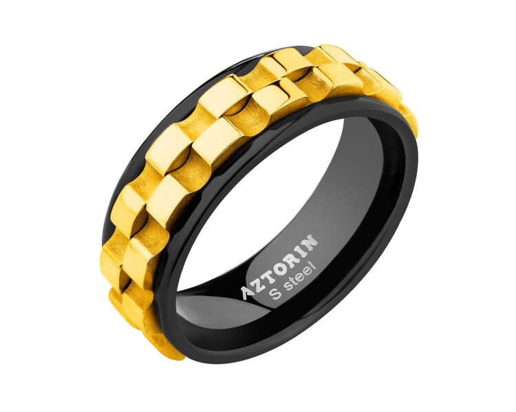 Obrączka ze stali szlachetnej