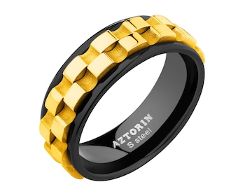 Obrączka ze stali szlachetnej