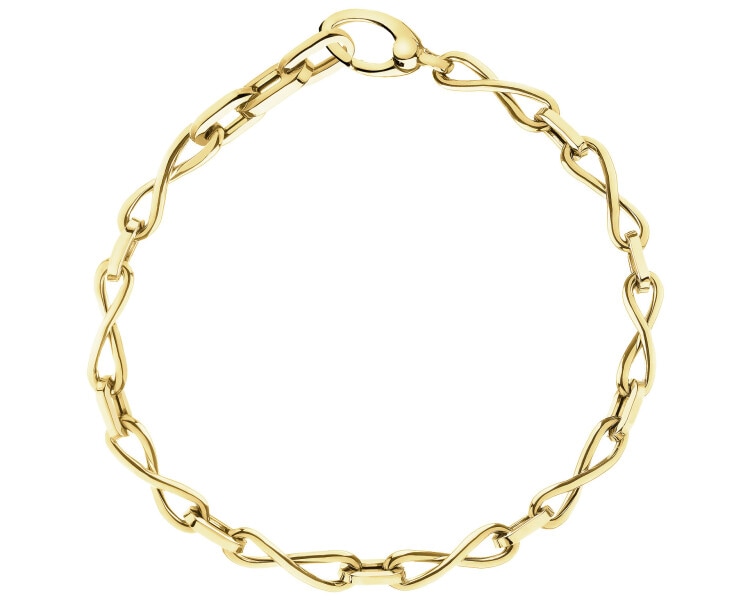 Złota bransoletka - nieskończoności