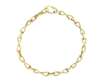 Złota bransoletka - nieskończoności