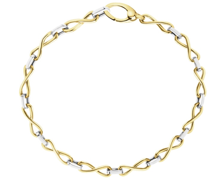 Złota bransoletka - nieskończoności