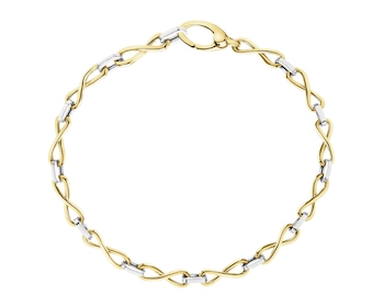 Złota bransoletka - nieskończoności