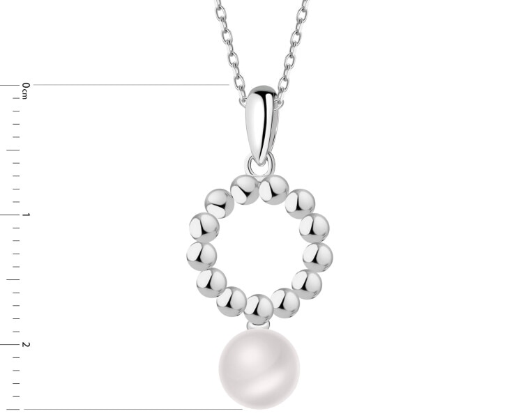 Zawieszka srebrna z perłą