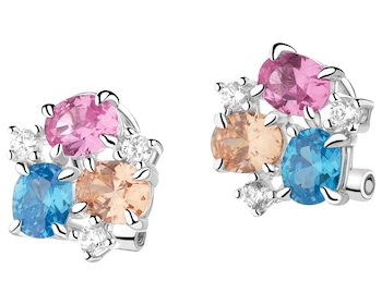 Stříbrné náušnice se zirkony