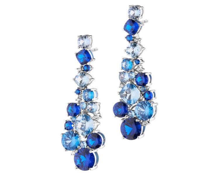 Stříbrné náušnice se zirkony