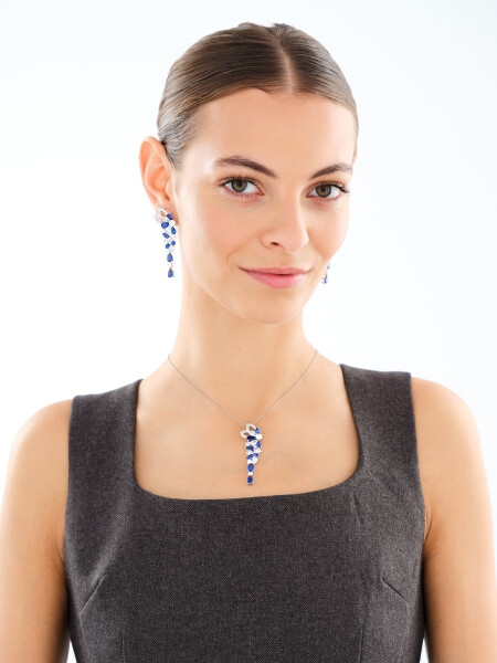 Kolczyki srebrne z cyrkoniami