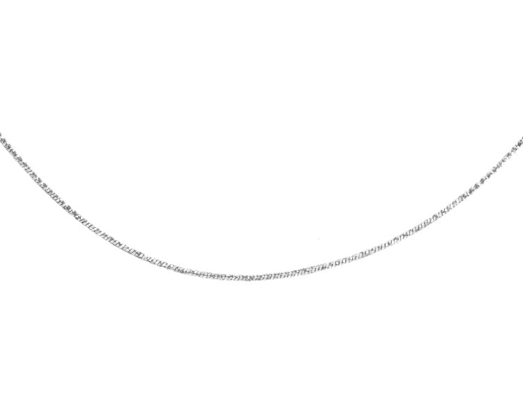 Łańcuszek srebrny - żyłka inna