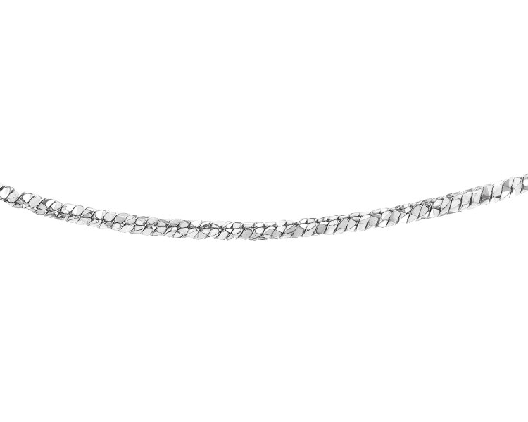 Łańcuszek srebrny - żyłka inna