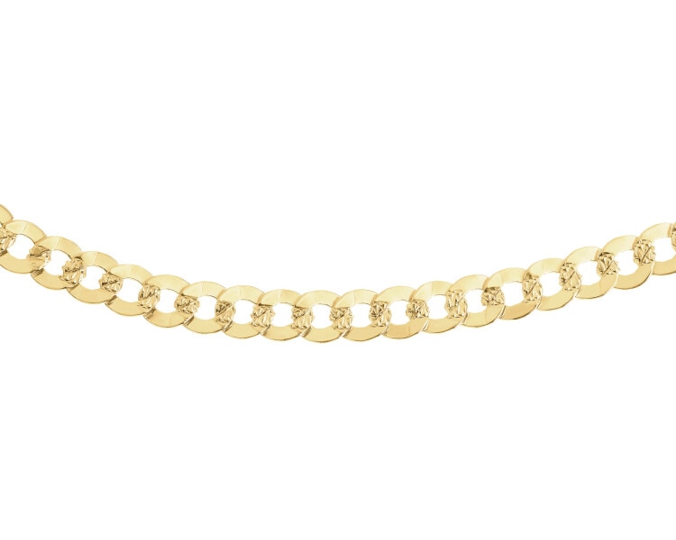 Pozlacený stříbrný náhrdelník - pancer