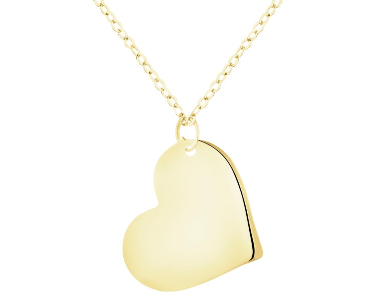 Złoty naszyjnik - serce