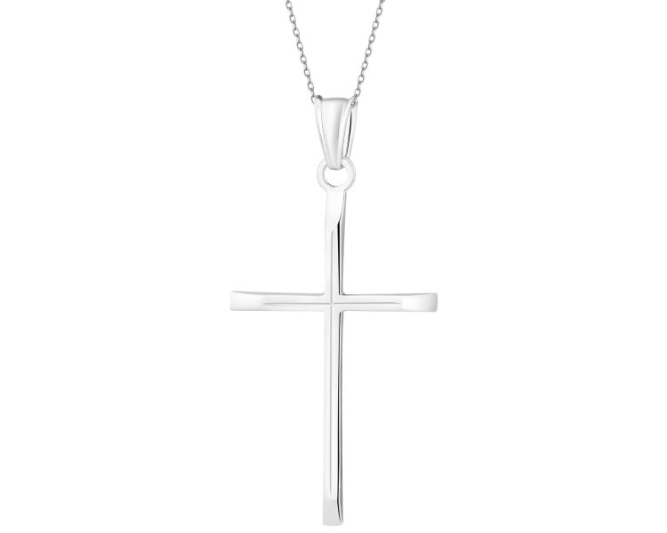 Zawieszka srebrna - krzyż