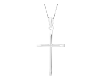 Zawieszka srebrna - krzyż