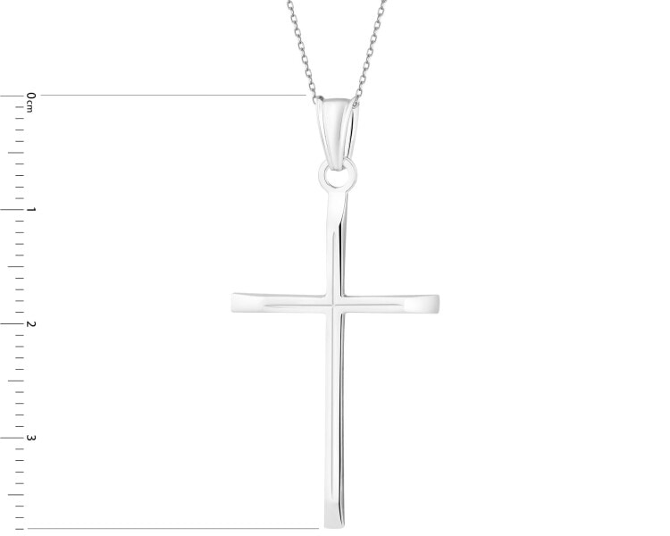 Stříbrný přívěsek - kříž