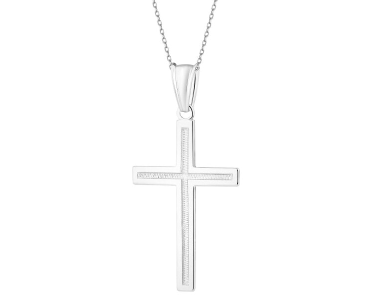 Stříbrný přívěsek - kříž