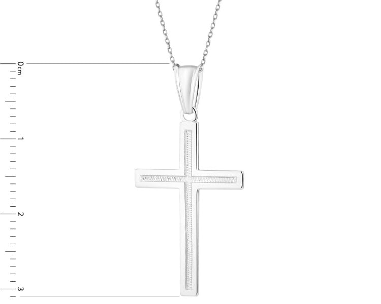 Stříbrný přívěsek - kříž