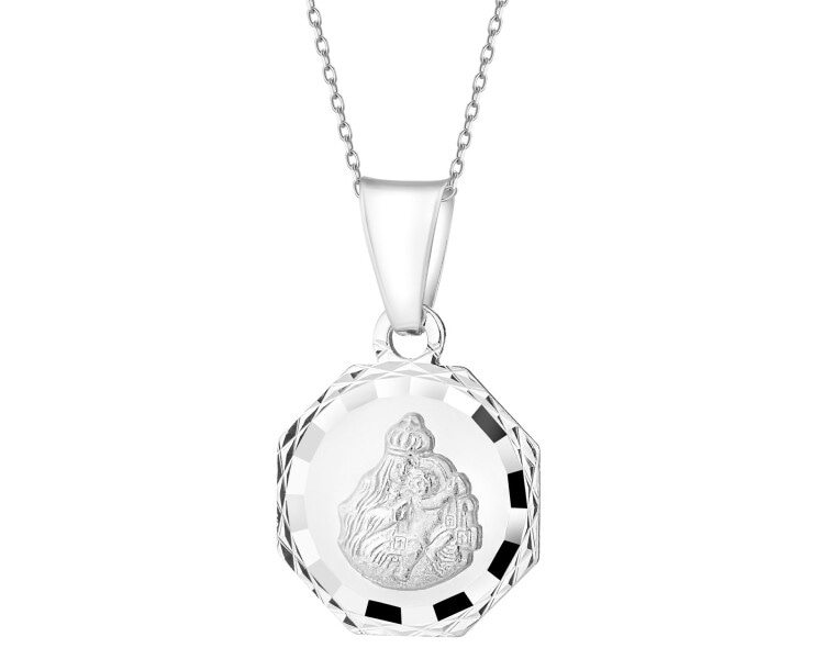 Zawieszka srebrna - medalik szkaplerz