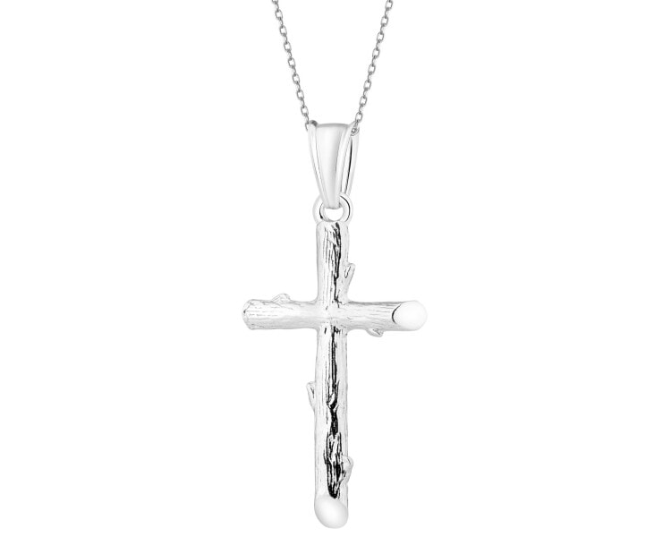 Stříbrný přívěsek - kříž