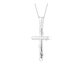 Zawieszka srebrna - krzyż