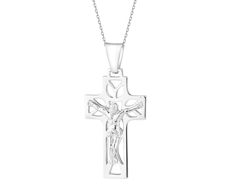 Stříbrný přívěsek - kříž