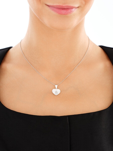 Zawieszka srebrna - medalik Matka Boska Częstochowska