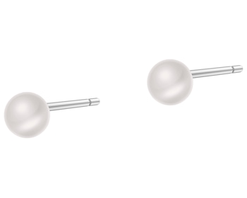Kolczyki srebrne z perłami