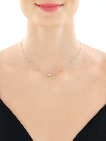 Naszyjnik srebrny - kulki