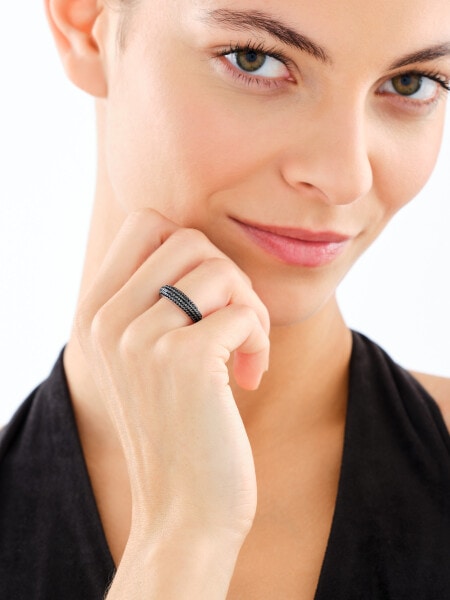 Pierścionek srebrny z cyrkoniami