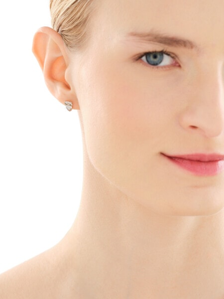 Kolczyki srebrne z cyrkoniami - sowy