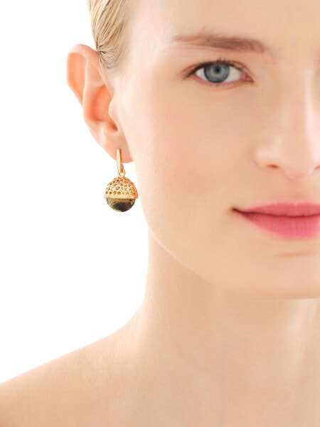 Kolczyki srebrne z bursztynem