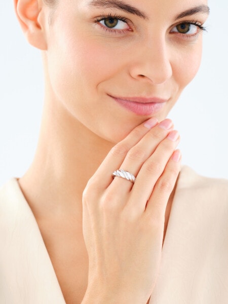 Pierścionek srebrny z cyrkoniami
