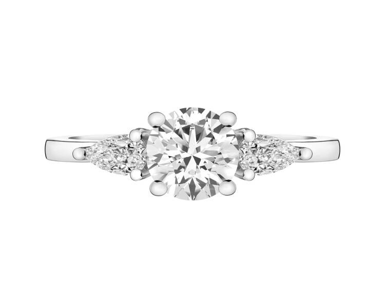 Pierścionek srebrny z cyrkoniami