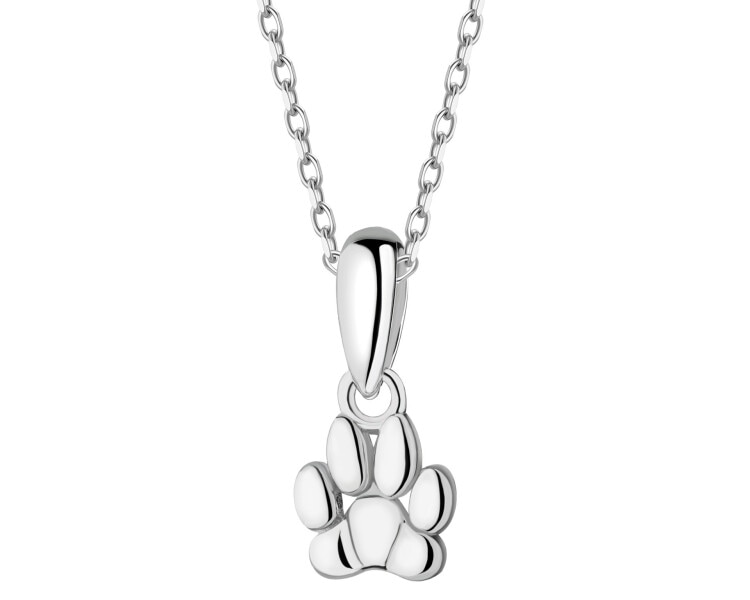 Zawieszka srebrna - łapka