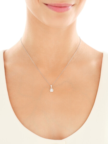 Rhodium Plated Silver Pendant 