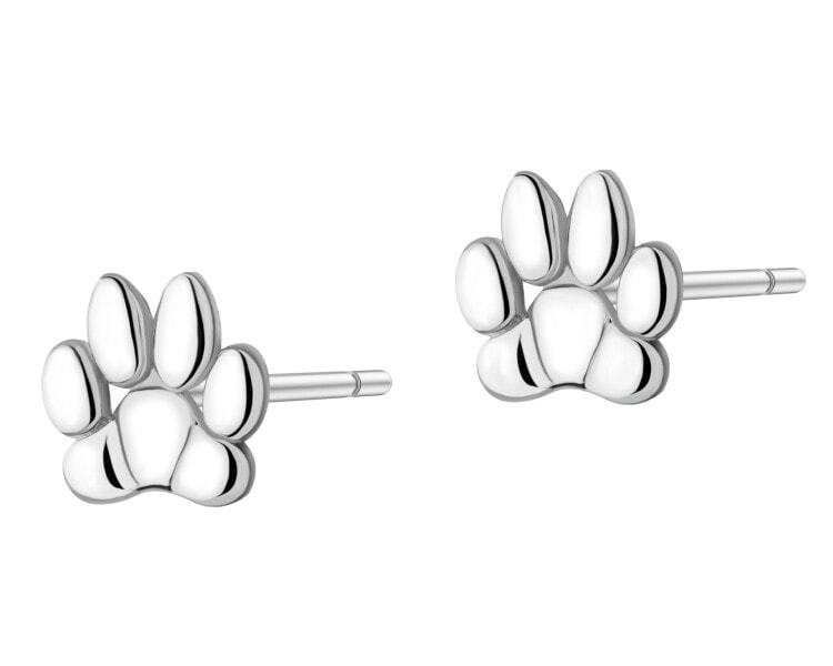 Kolczyki srebrne - łapki