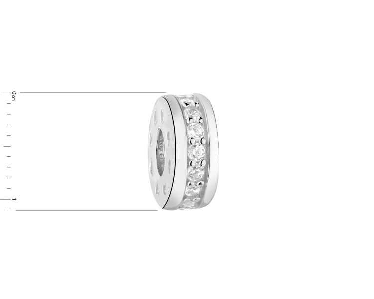 Rhodium Plated Silver Pendant 