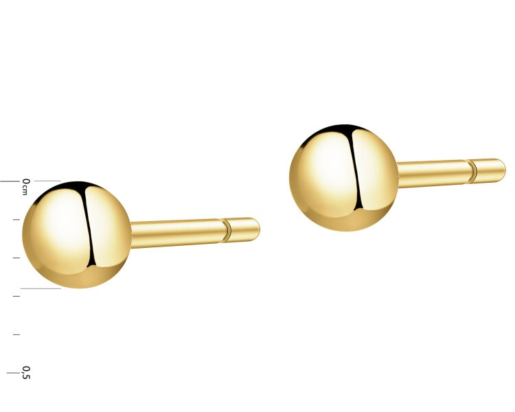 14 K Yellow Gold Earrings