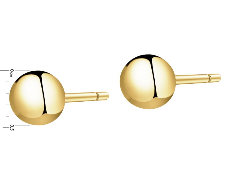 14 K Yellow Gold Earrings