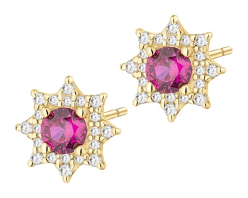 Kolczyki srebrne z cyrkoniami