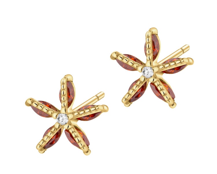 Kolczyki srebrne z cyrkoniami